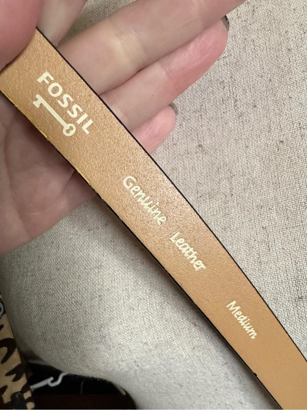 Fossil slim leopard